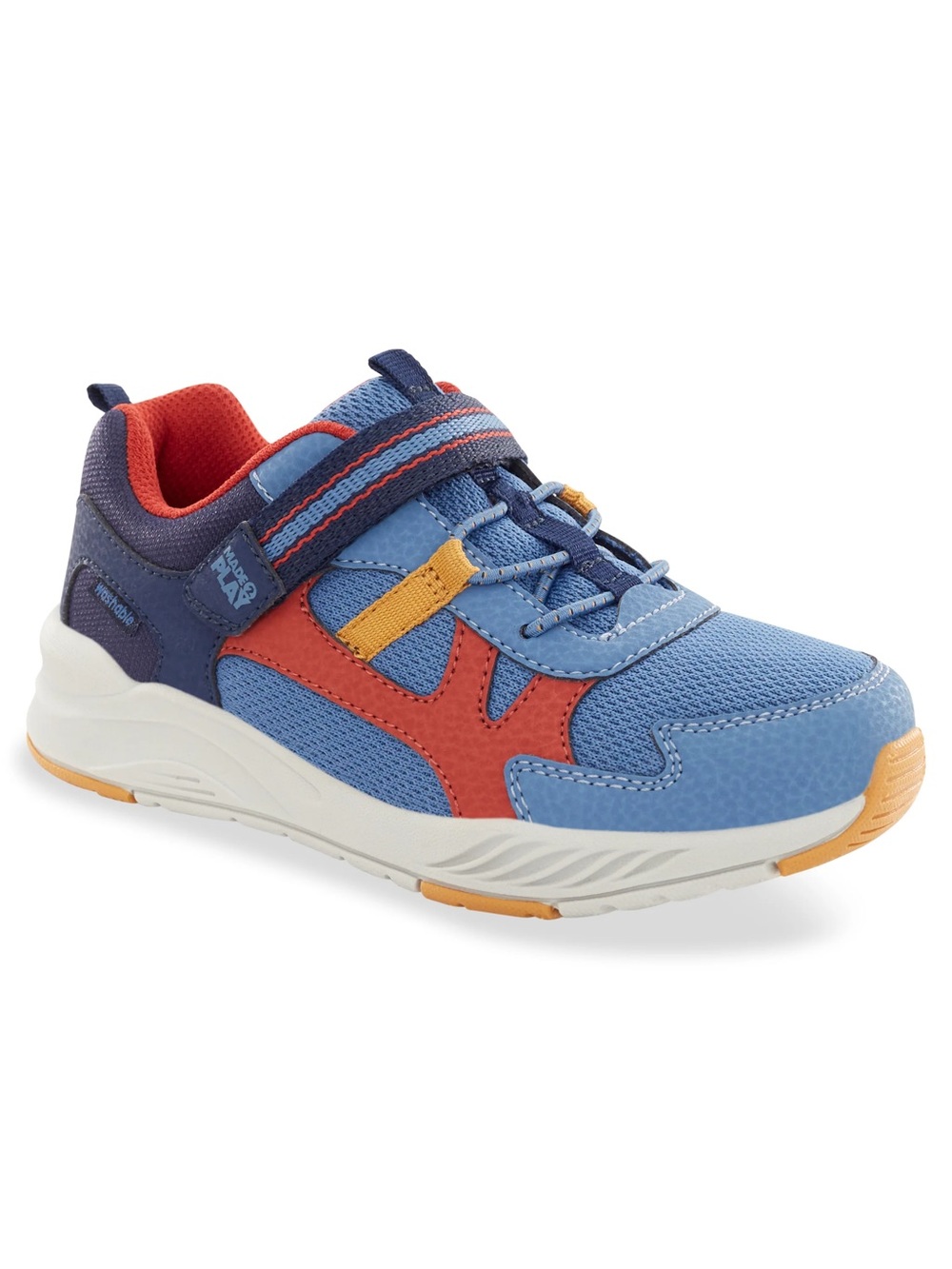 Stride Rite NEW Kids Blue & Red Athletic Sneakers Boys 10M back to school shoes